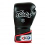 Fairtex BGV6 Боксерские Перчатки "Stylish Angular Sparring" Черно-Красно-Белые